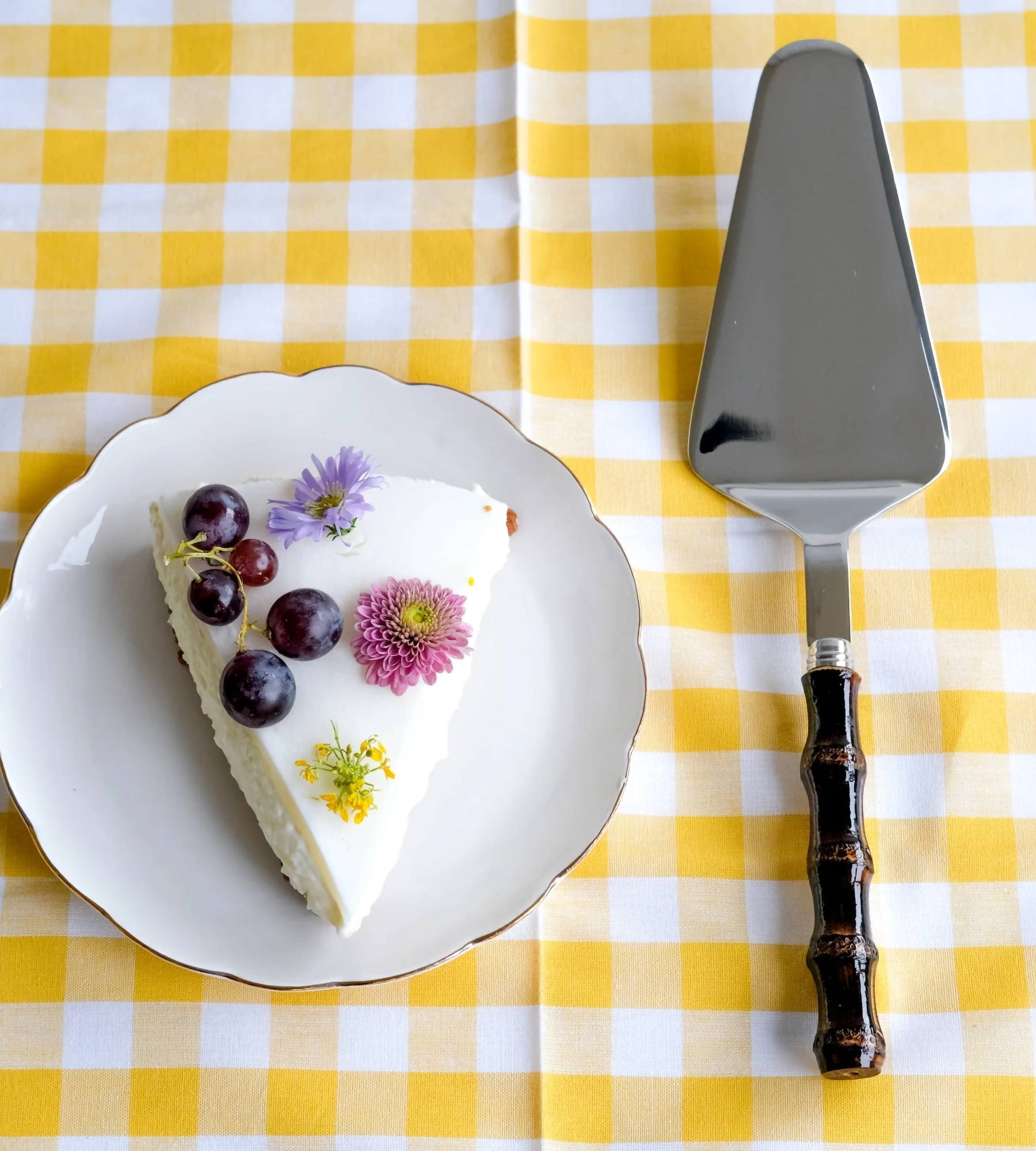 Cake Server Panda - Dark Bamboo