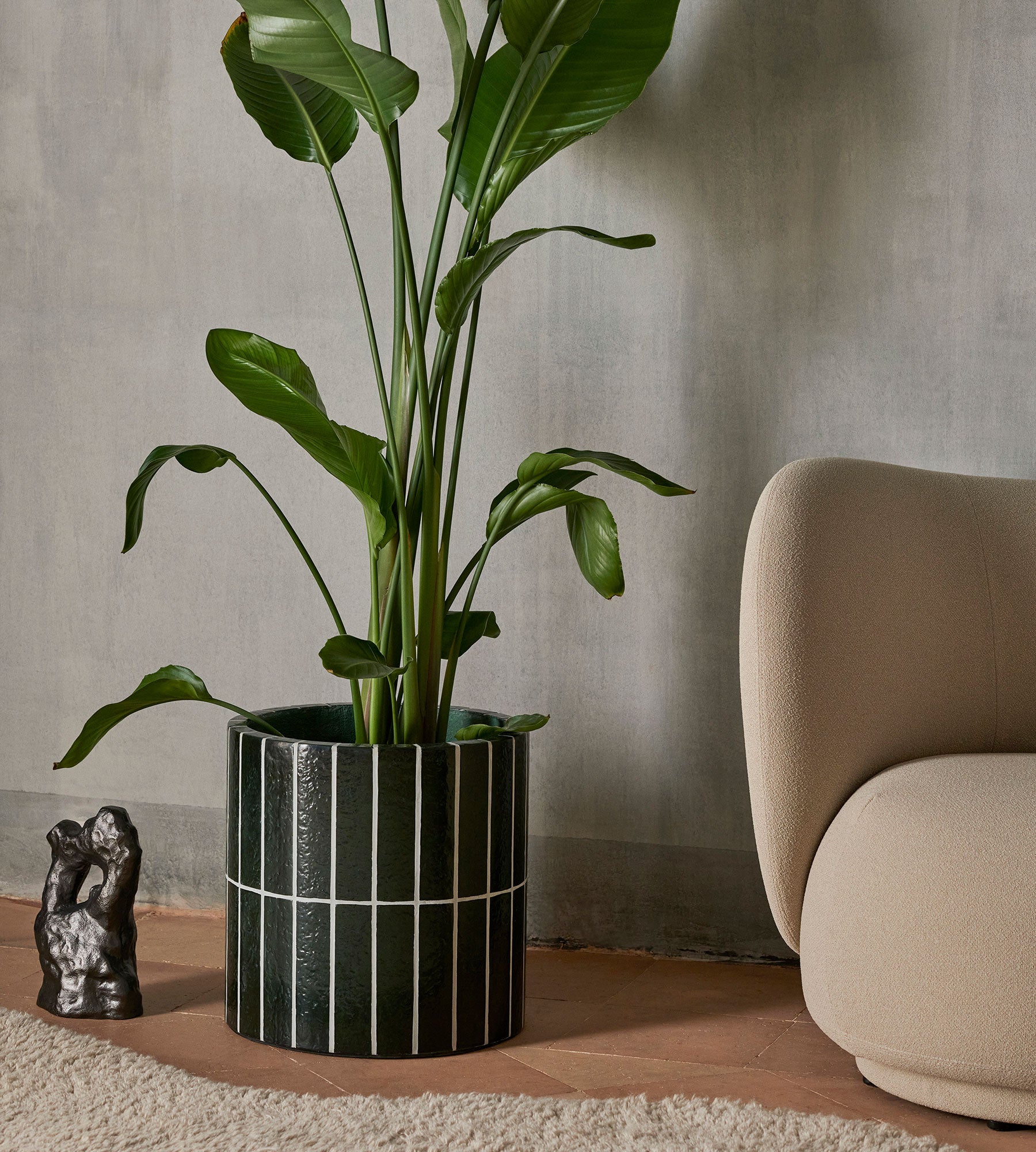 ferm living bau large plant pot Ferm Living - Pillar Plant Pot