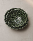 Plait Bowl 30 - Emerald Green