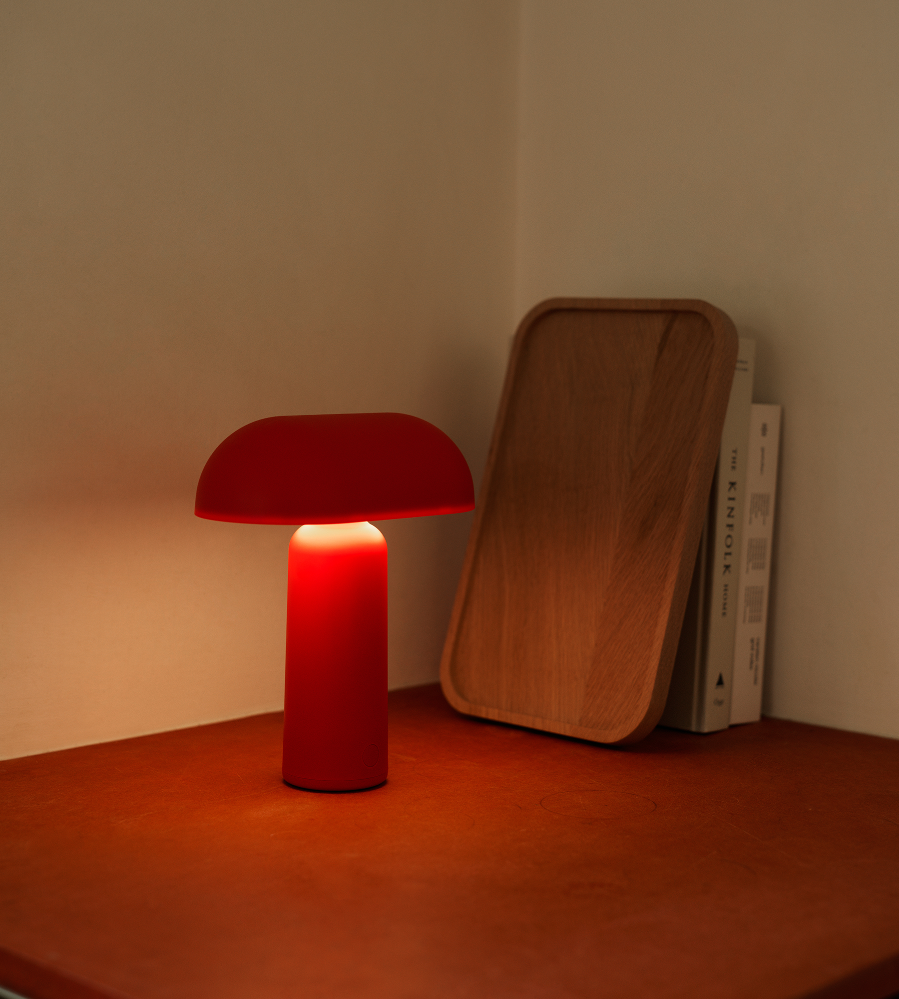 Porta Portable Table Lamp - Bright Red