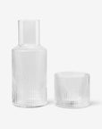 Ripple Carafe Set Small - Clear