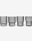 Ripple Glasses (set of 4) - Smoked Grey
