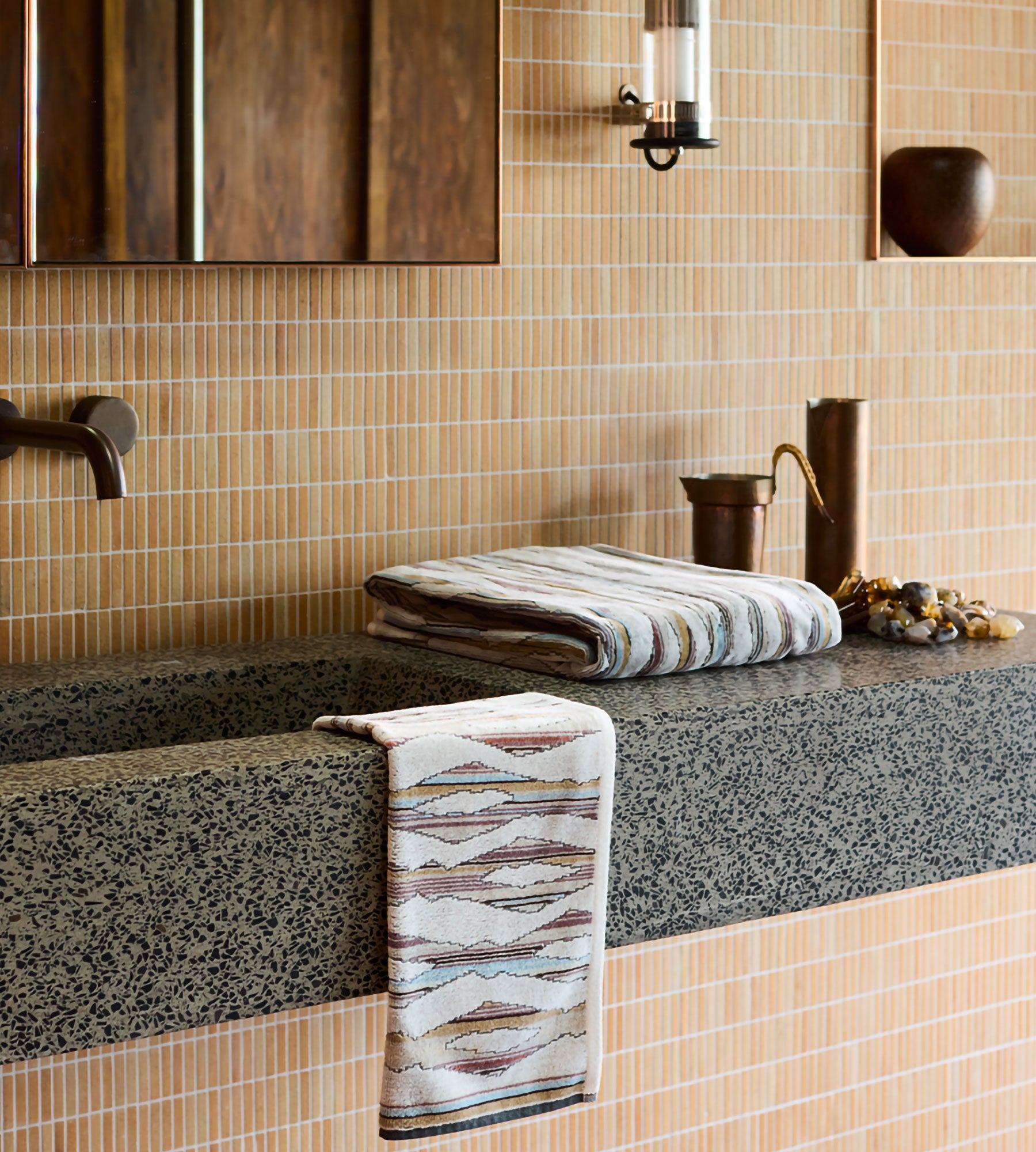 Ripple Hand Towel - Light