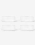 Ripple Serving Bowls (set of 4) - Frosted