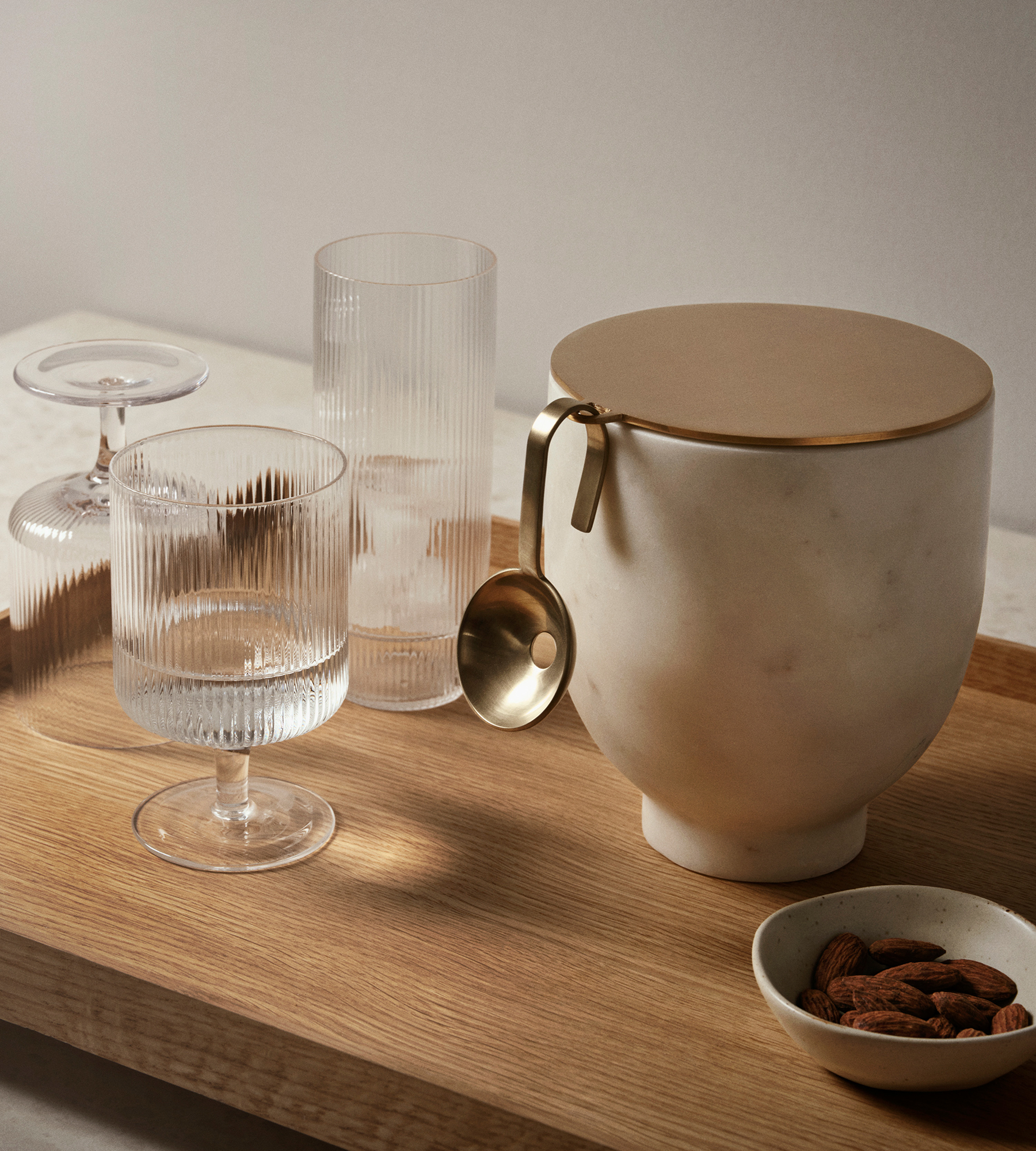 Ripple Wine Glasses (set of 2) - Clear
