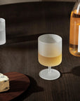 Ripple Wine Glasses (set of 2) - Frosted