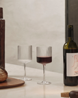 Ripple Red Wine Glasses (set of 2) - Clear