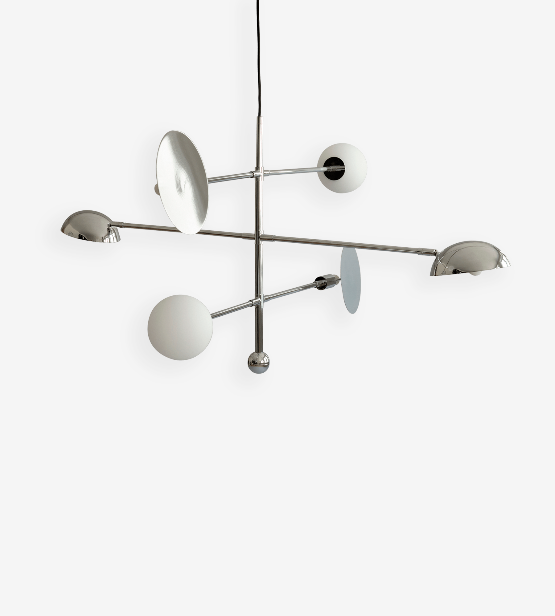 Sahn Chandelier - Chrome (5m)