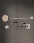 Sahn Chandelier - Chrome (5m)