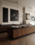 Sahn Chandelier - Chrome (5m)