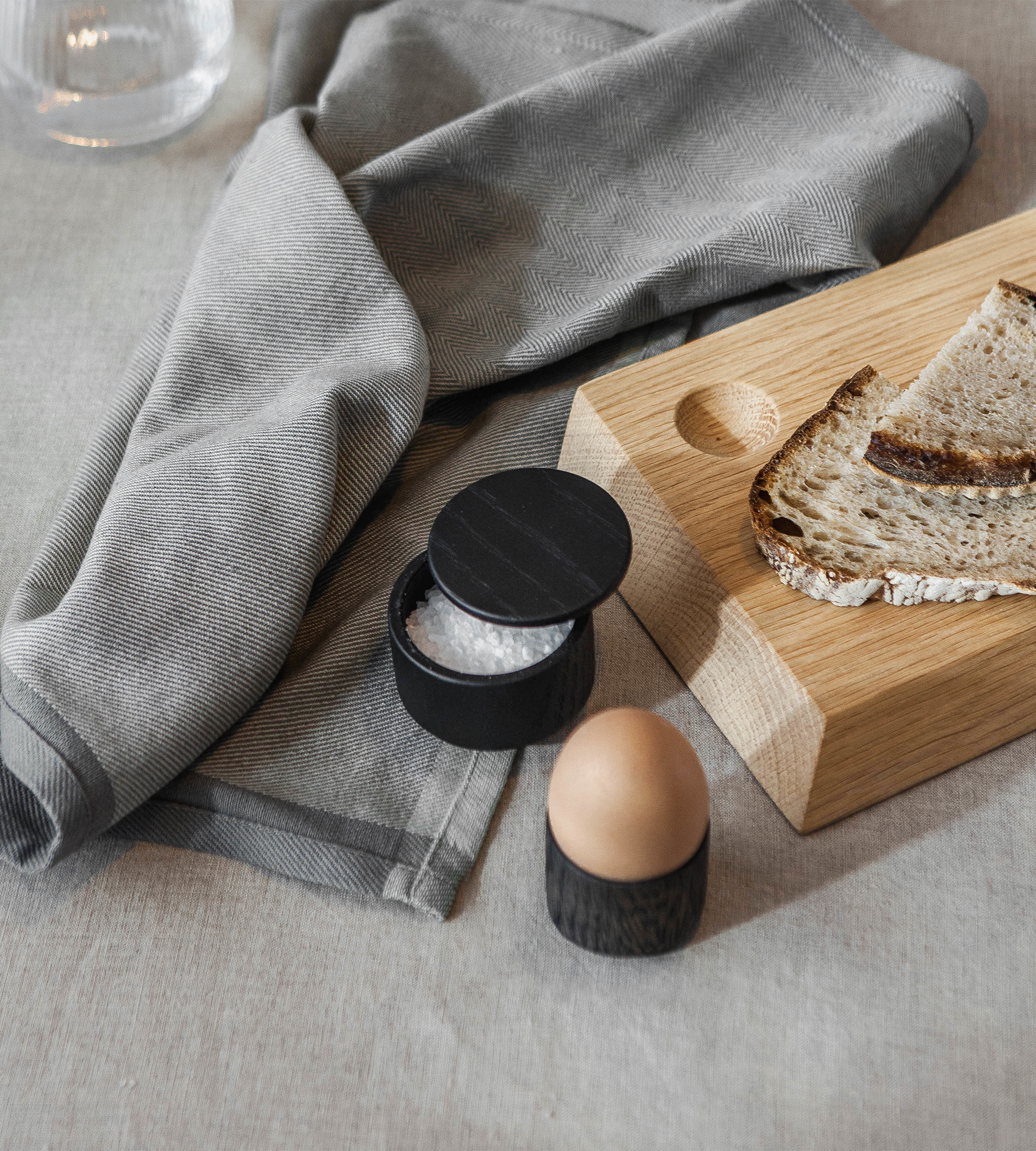 'Salt Me' Salt Dish - Black Oak