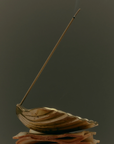 Scallop Incense Holder - Brass
