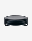 Singles Coasters w/Holder (set of 6) - Black