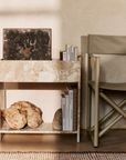 Stone Plant Box with Shelf