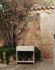 Stone Plant Box with Shelf