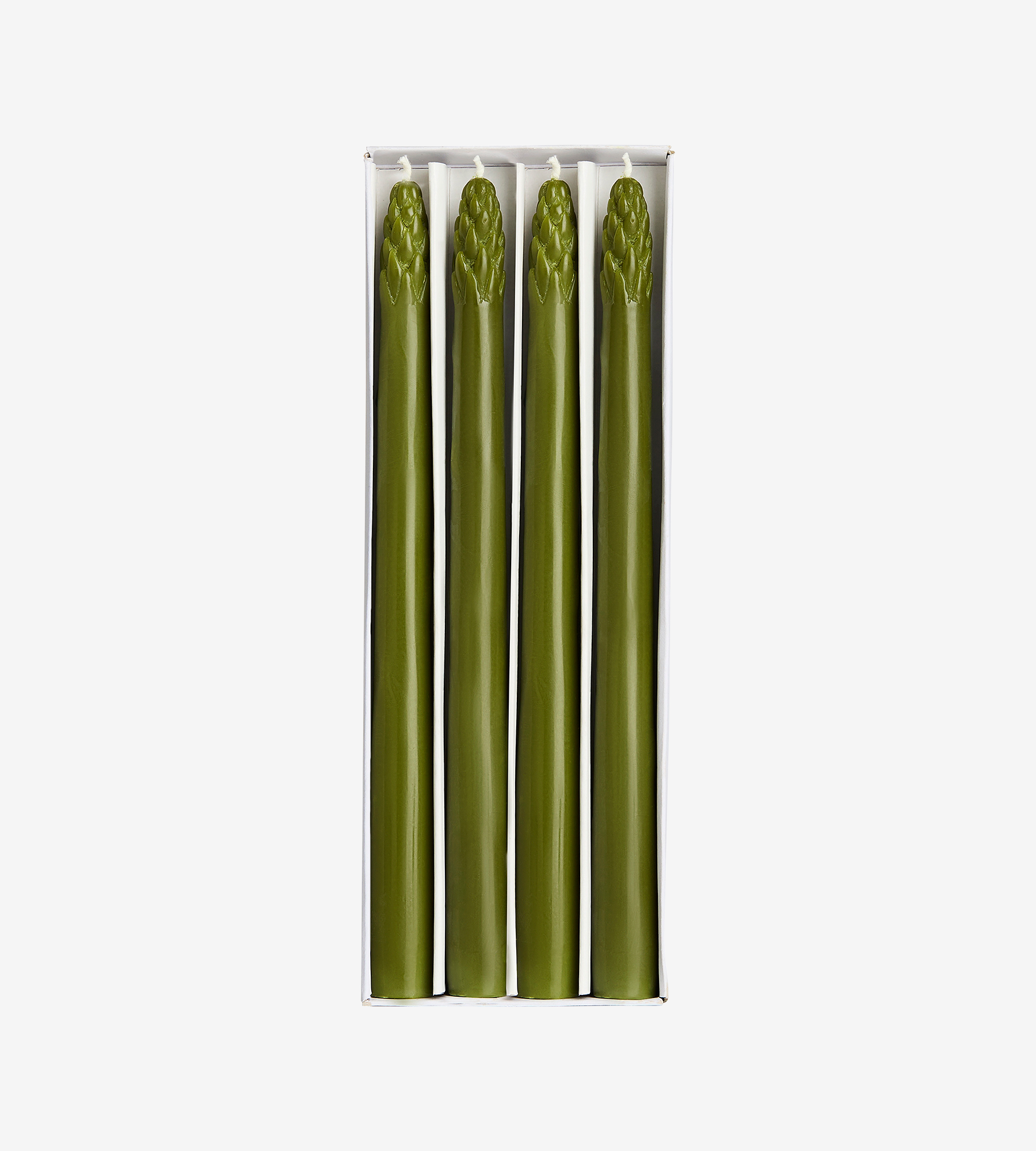 The Asparagus Bunch Candles (set of 4)
