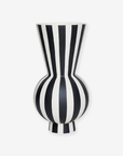 Toppu Vase Round - Black Stripe