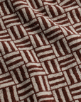 Torrens Hand Towel - Mudbrick & Crème