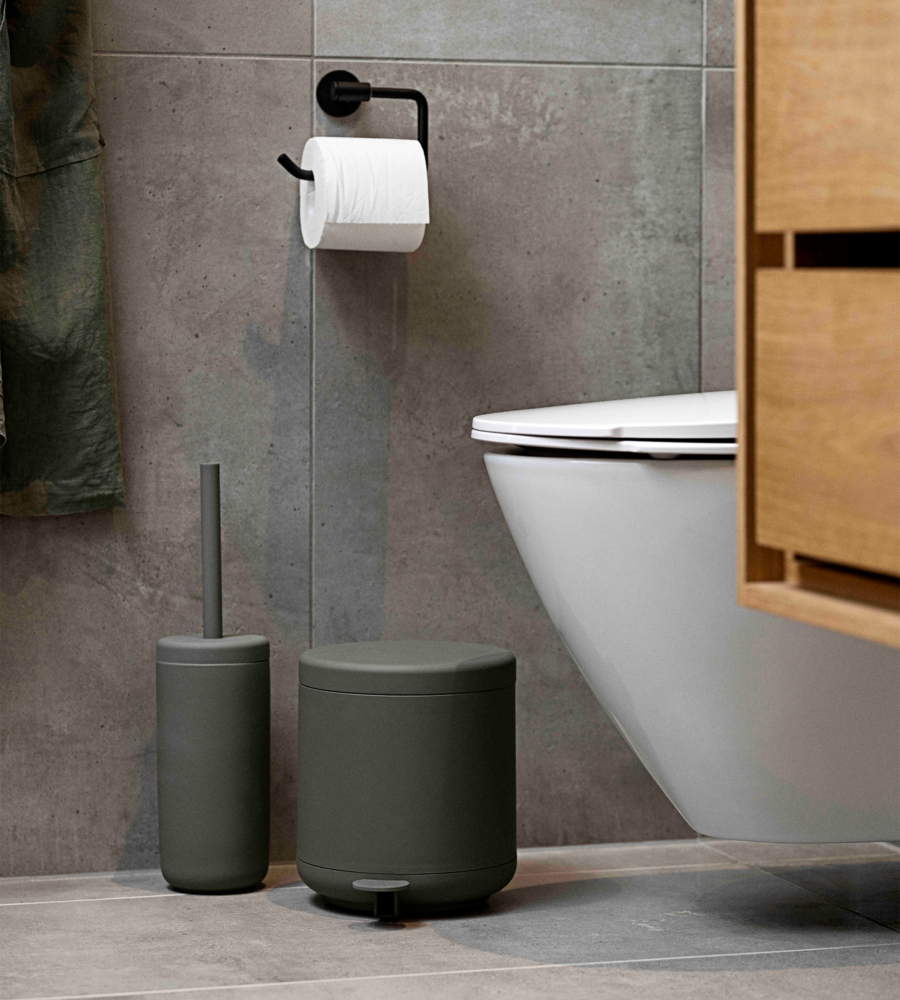 Ume Toilet Brush - Olive Green