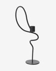 Valse Candle Holder Tall - Black