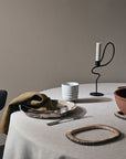 Valse Candle Holder Tall - Black