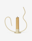Valse Candle Holder Low - Cashmere