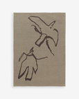 Vuelo Tea Towel - Elm Green/Coffee