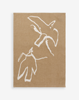 Vuelo Tea Towel - Sugar Kelp/Off-White