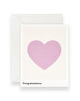 Congratulations Heart Greeting Card