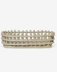 Ceramic Basket Oval - Cashmere