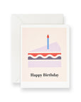 Happy Birthday Cake Greeting Card