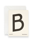 Happy Birthday Typography Greeting Card