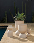 Hourglass Pot Cashmere - Small