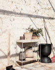 Hourglass Pot Black - Medium