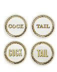 Cock/Tail Coasters (set of 4)