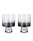Tank Low Ball Glasses (set of 2) - Black