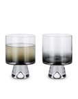 Tank Low Ball Glasses (set of 2) - Black