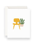 Yellow Chair Greeting Card