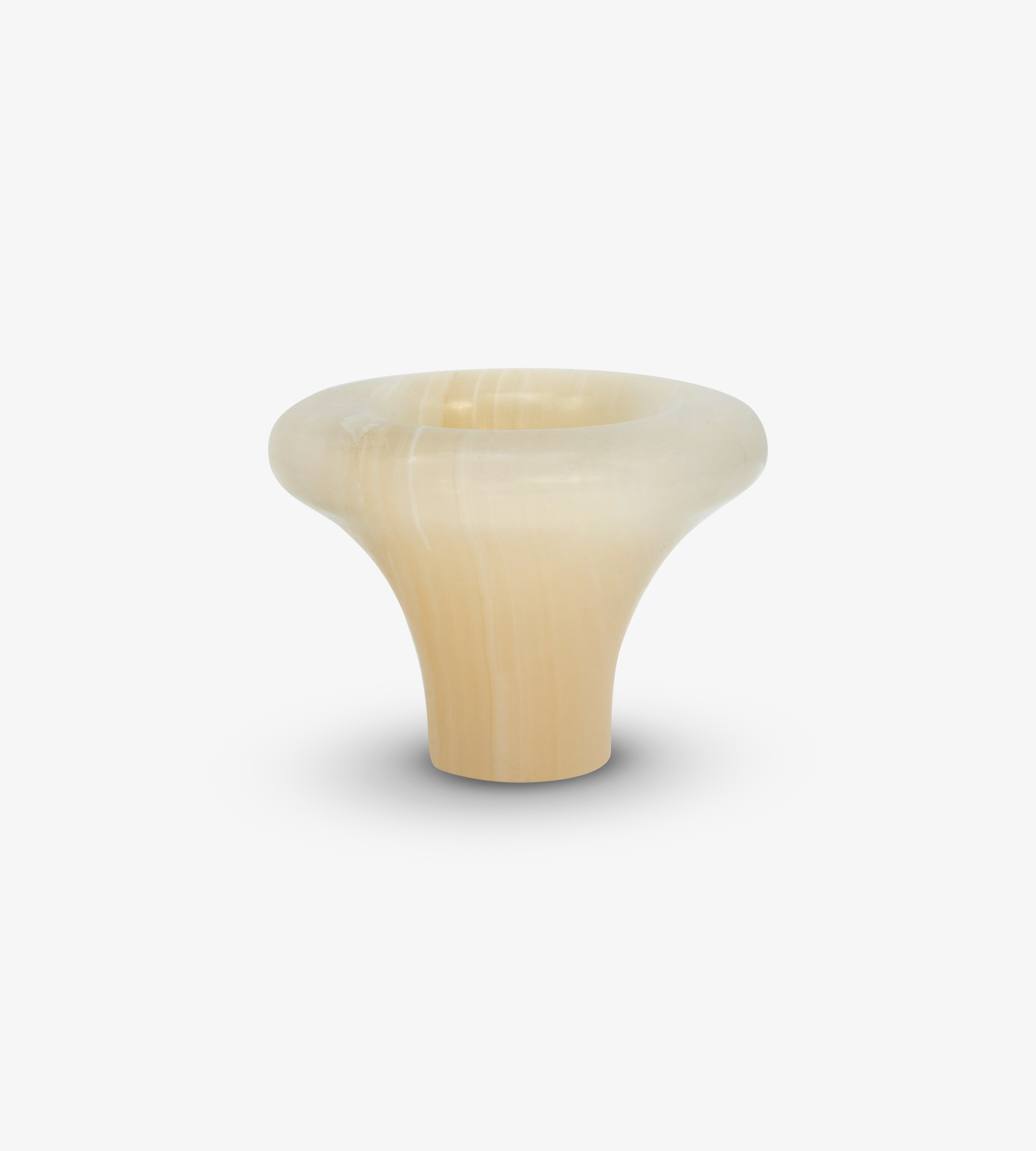 Bell Incense Burner - White Onyx