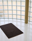 Beppu Bath Mat - Tabac & Noir