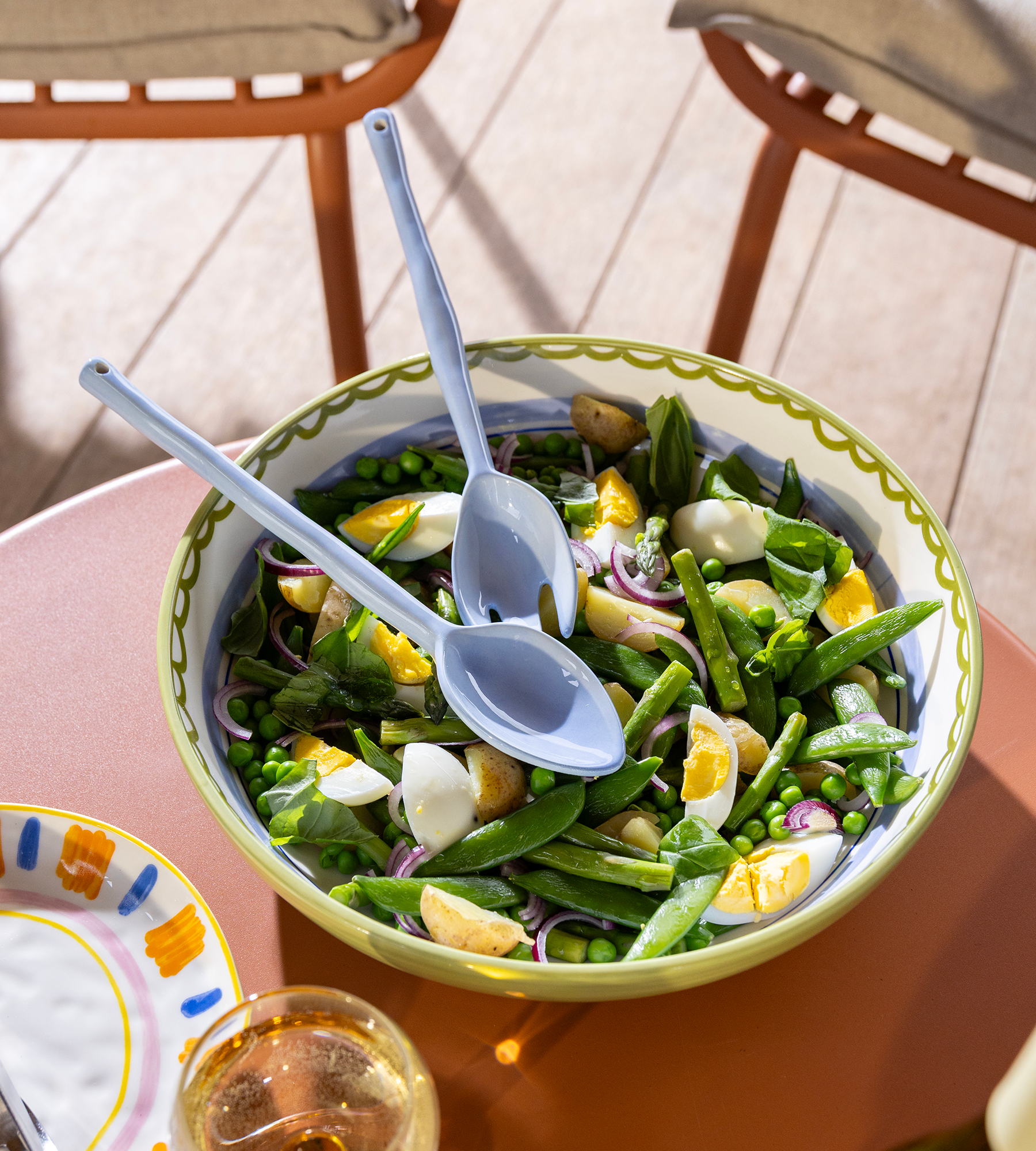 Boavista Salad Servers - Blue