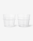Boya Low Glasses (set of 2) - Clear