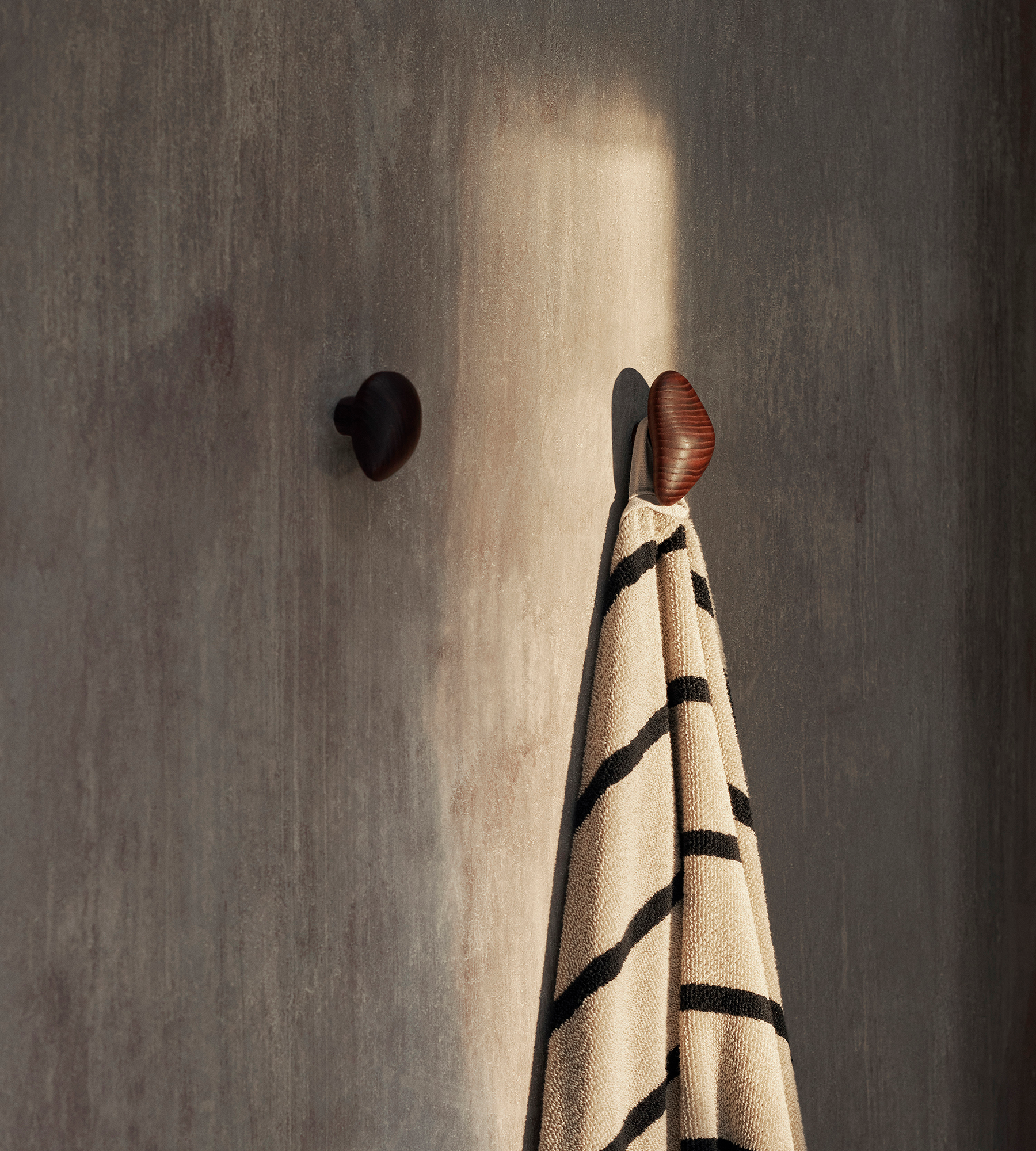 Cairn Hooks (set of 2) - Dark Brown