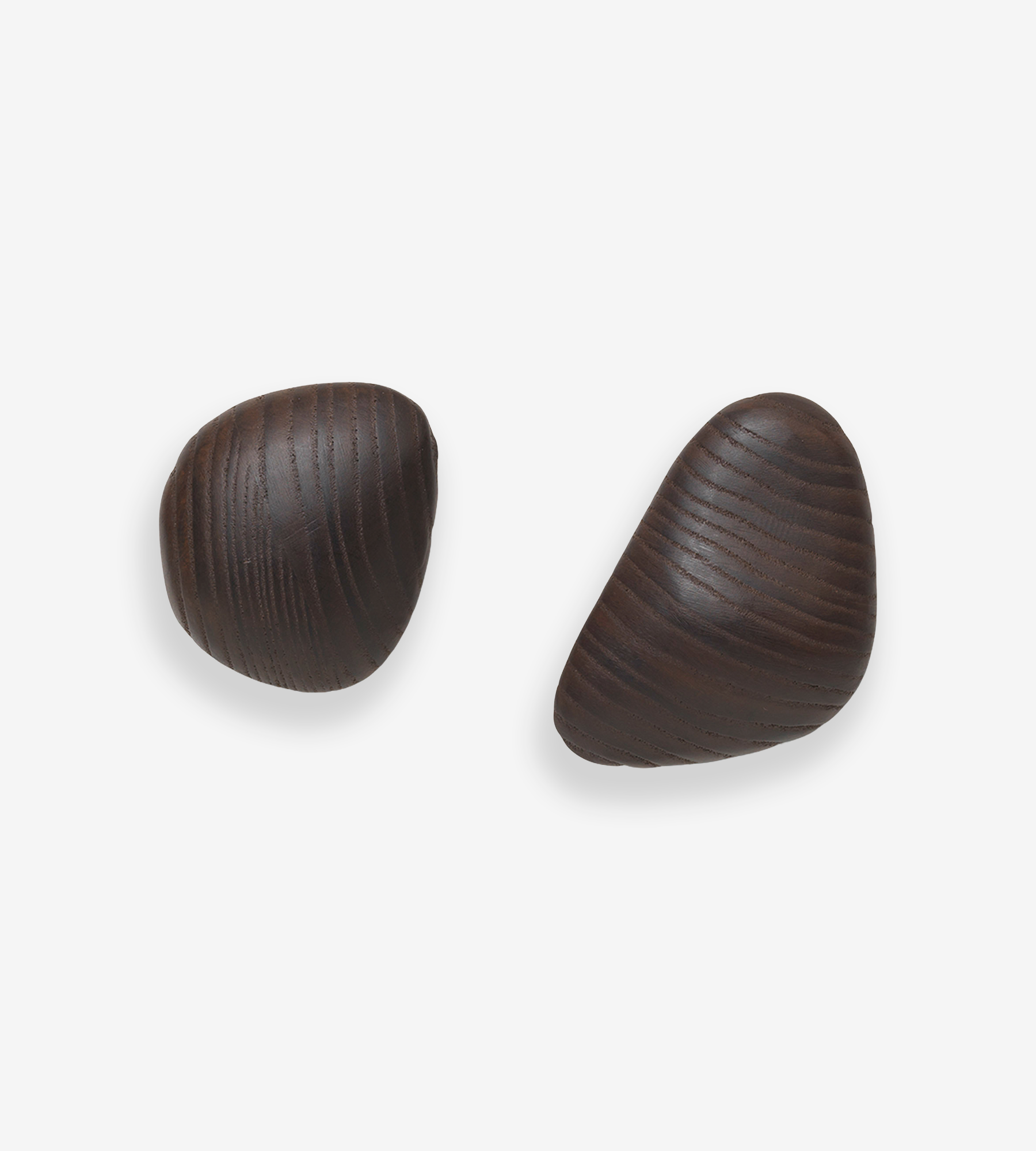 Cairn Hooks (set of 2) - Dark Brown
