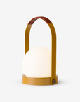 Carrie Portable Lamp - Golden Brown/Leather