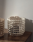 Ceramic Basket Large - Off White