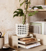 Ceramic Basket Small - Off White