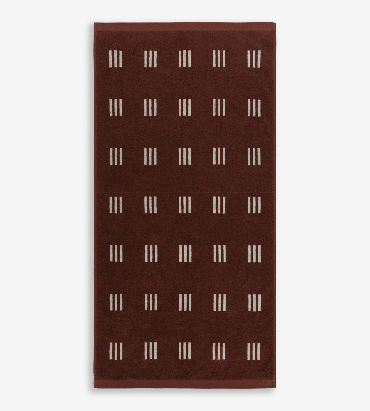 Claremont Bath Towel - Mudbrick &amp; Crème