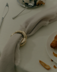 Croissant Napkin Rings (set of 2) - Gold