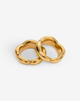 Croissant Napkin Rings (set of 2) - Gold